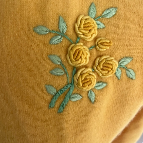 Women's 60s Elsie Tu Embroidered Sweater Cardigan - Picture 8 of 11